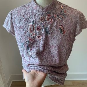 Embroidery top